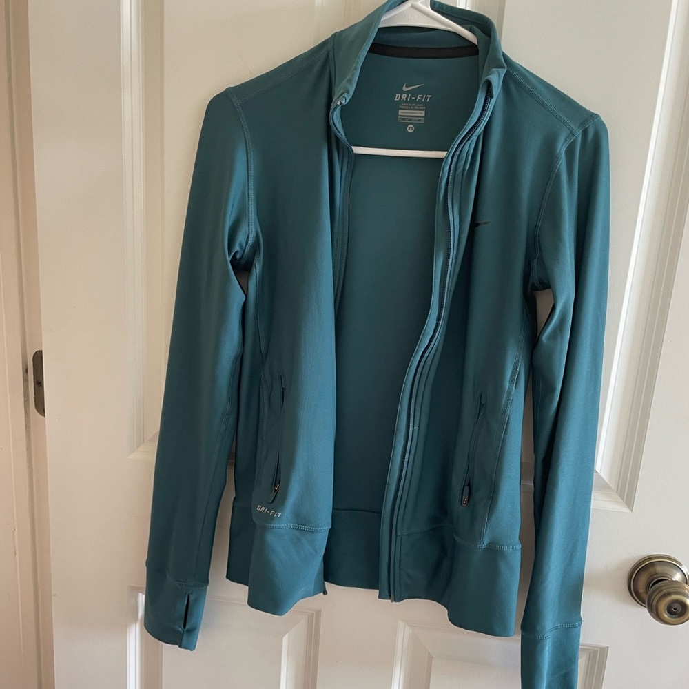 Nike Dri-Fit Teal Zip Up